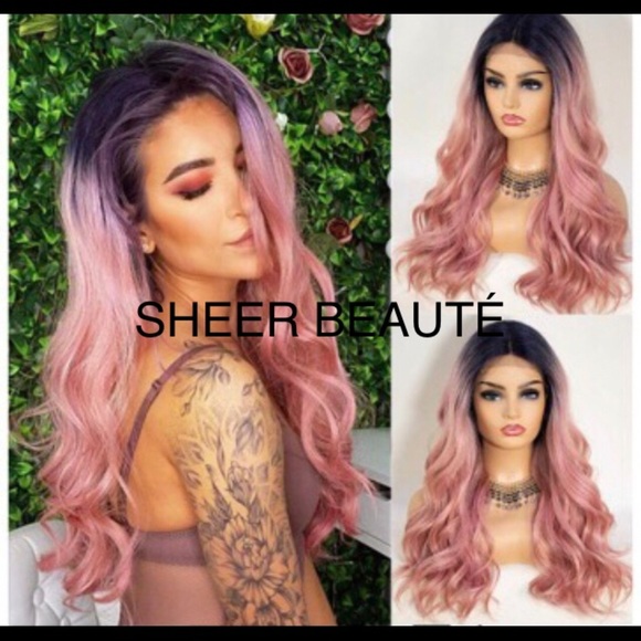 Sheer Beauté Pink Lace Front Wig